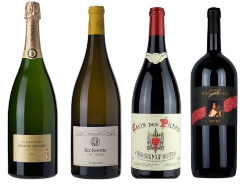 Ausgesuchte Magnumflaschen