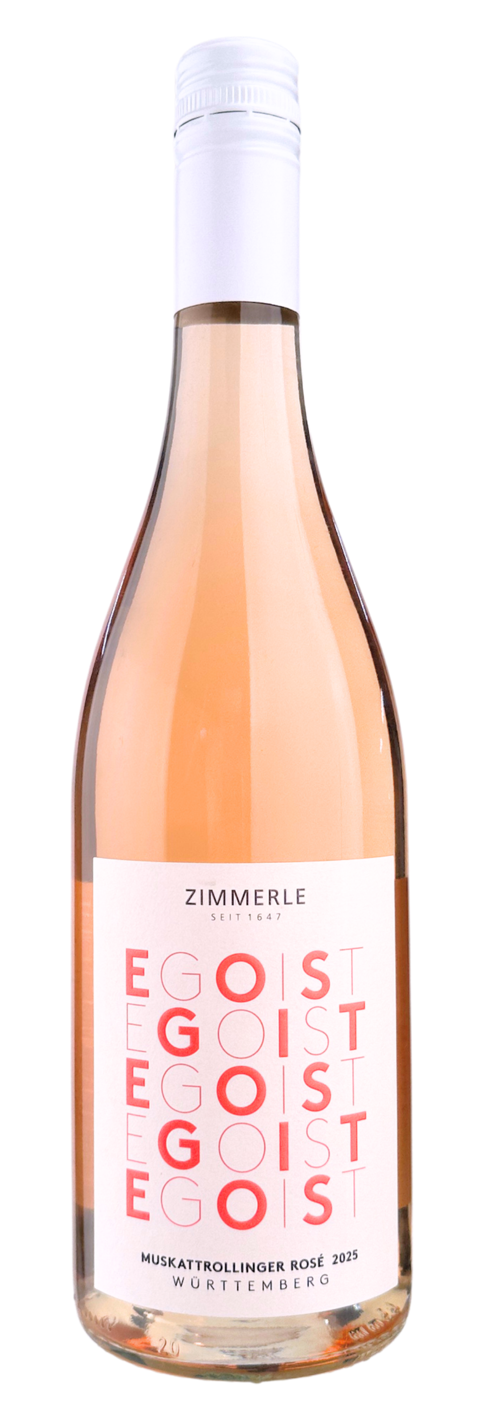 Zimmerle EGOIST Muskattrollinger Rosé Bio