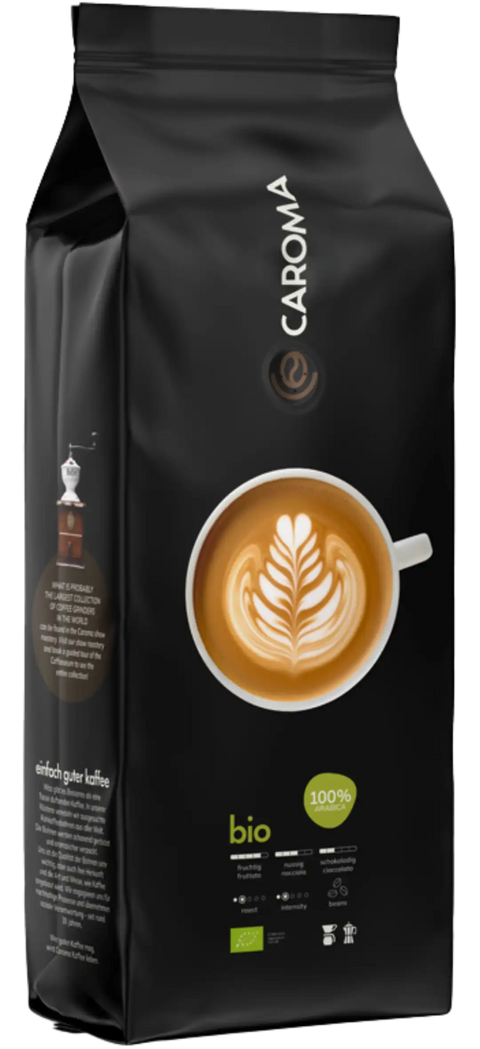 Caroma Filterkaffee Bio Helle Röstung 100% Arabica 1000 g - Feinkost - G5 - viDeli - einfach guter Wein