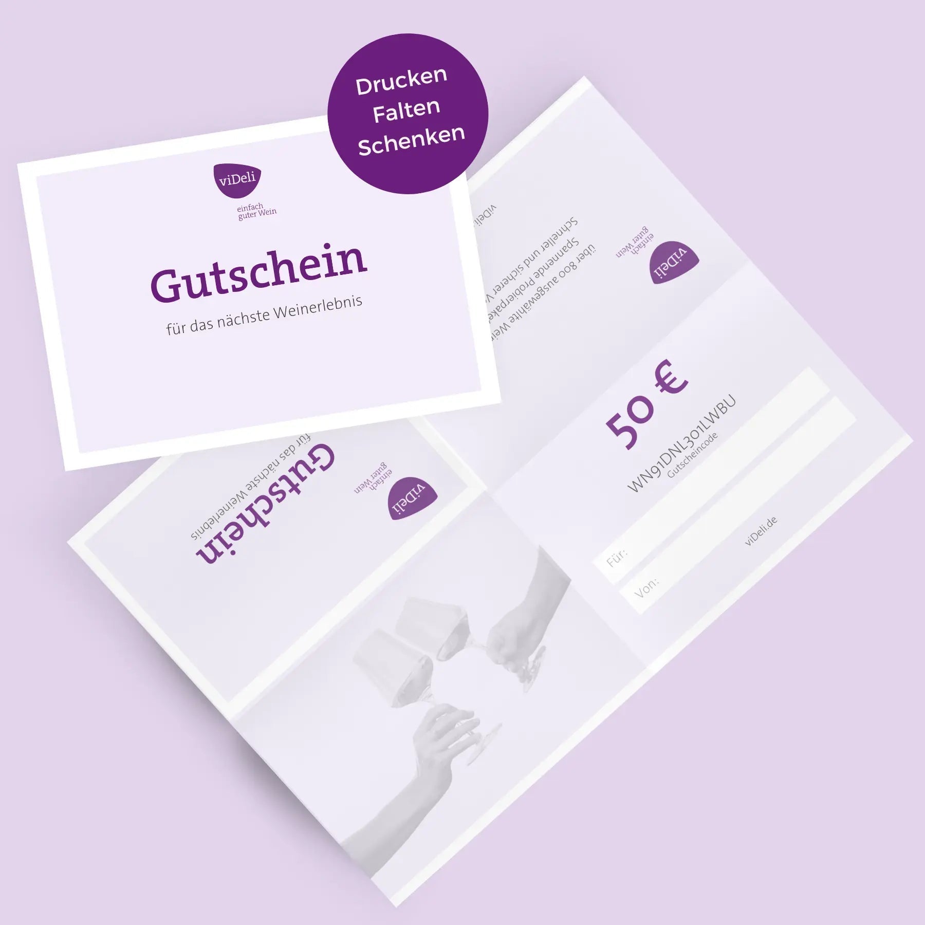 Gutschein zum Verschenken - viDeli - einfach guter Wein