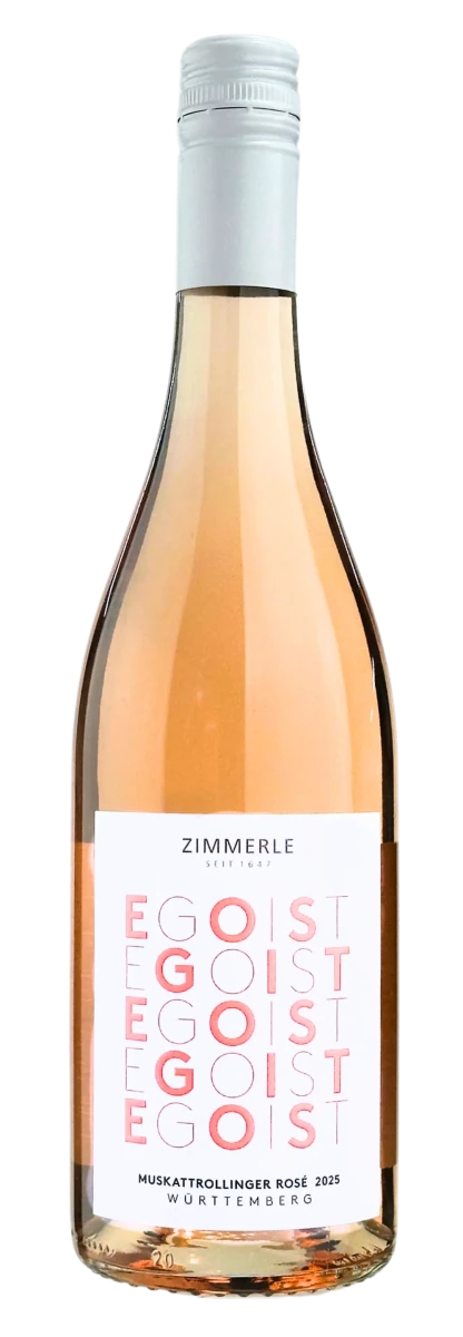 Zimmerle EGOIST Muskattrollinger Rosé Bio - Deutschland - Muskattrollinger - viDeli - einfach guter Wein