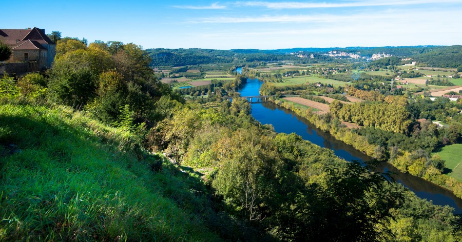 Das Dordogne Tal in Frankreich