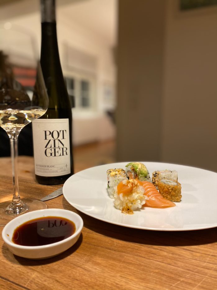 Potzinger Morillon Kitzeck-Sausal - Wein zu Lachs und Sushi
