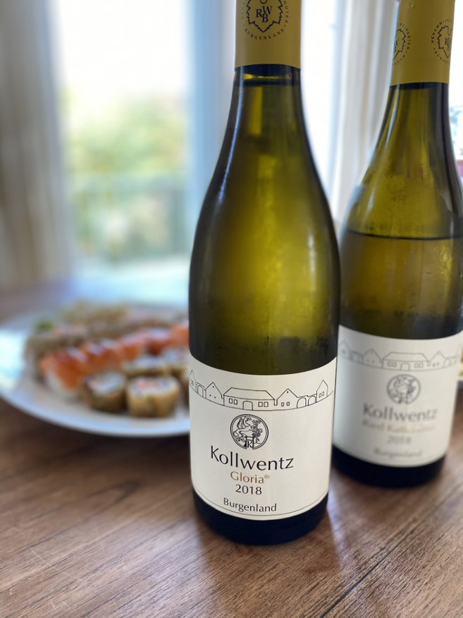 Kollwentz Chardonnay Tatschler - Wein zu Lachs und Sushi